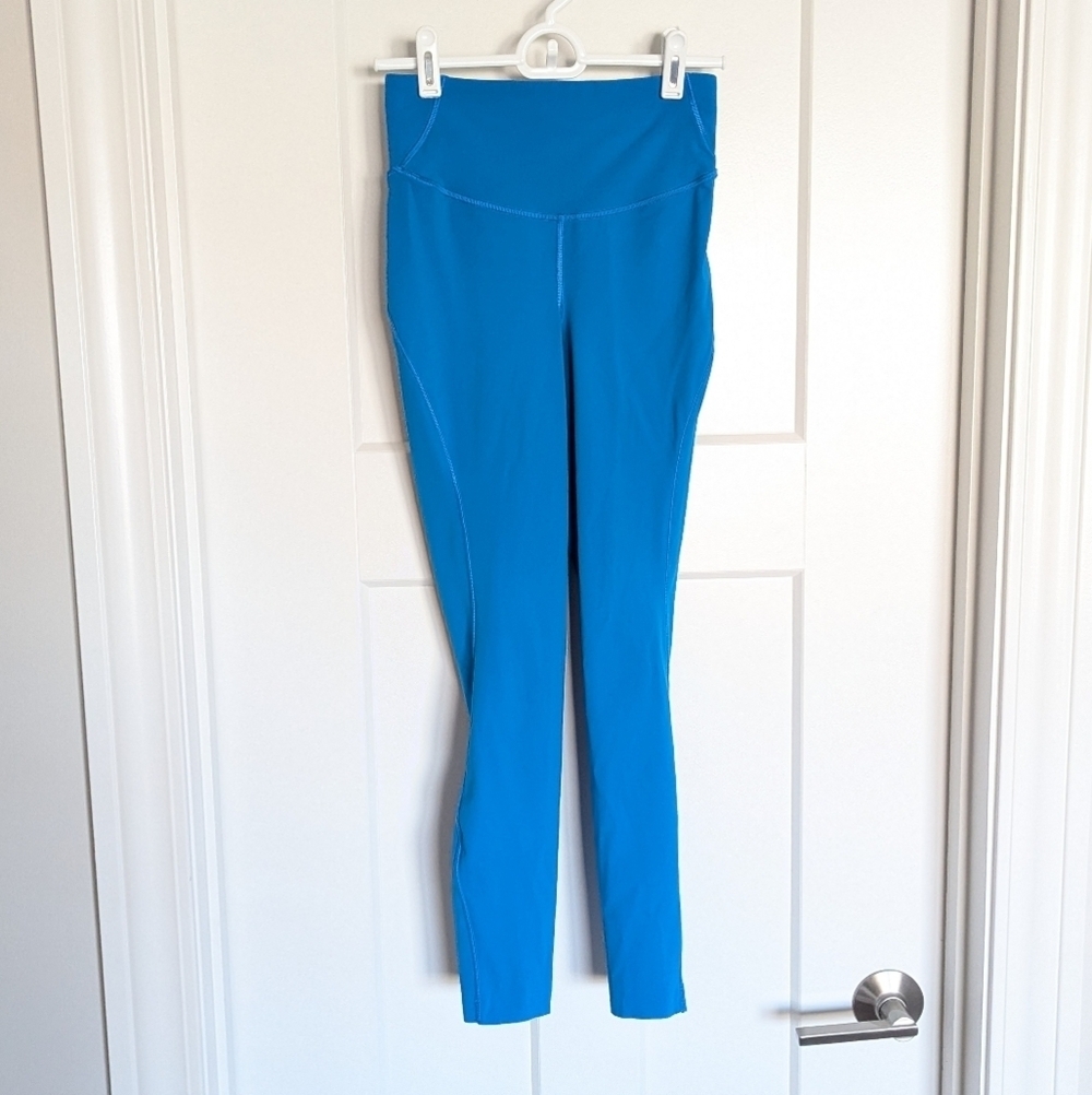 Lululemon HR Base Pace 25" Blue Tights sz 4